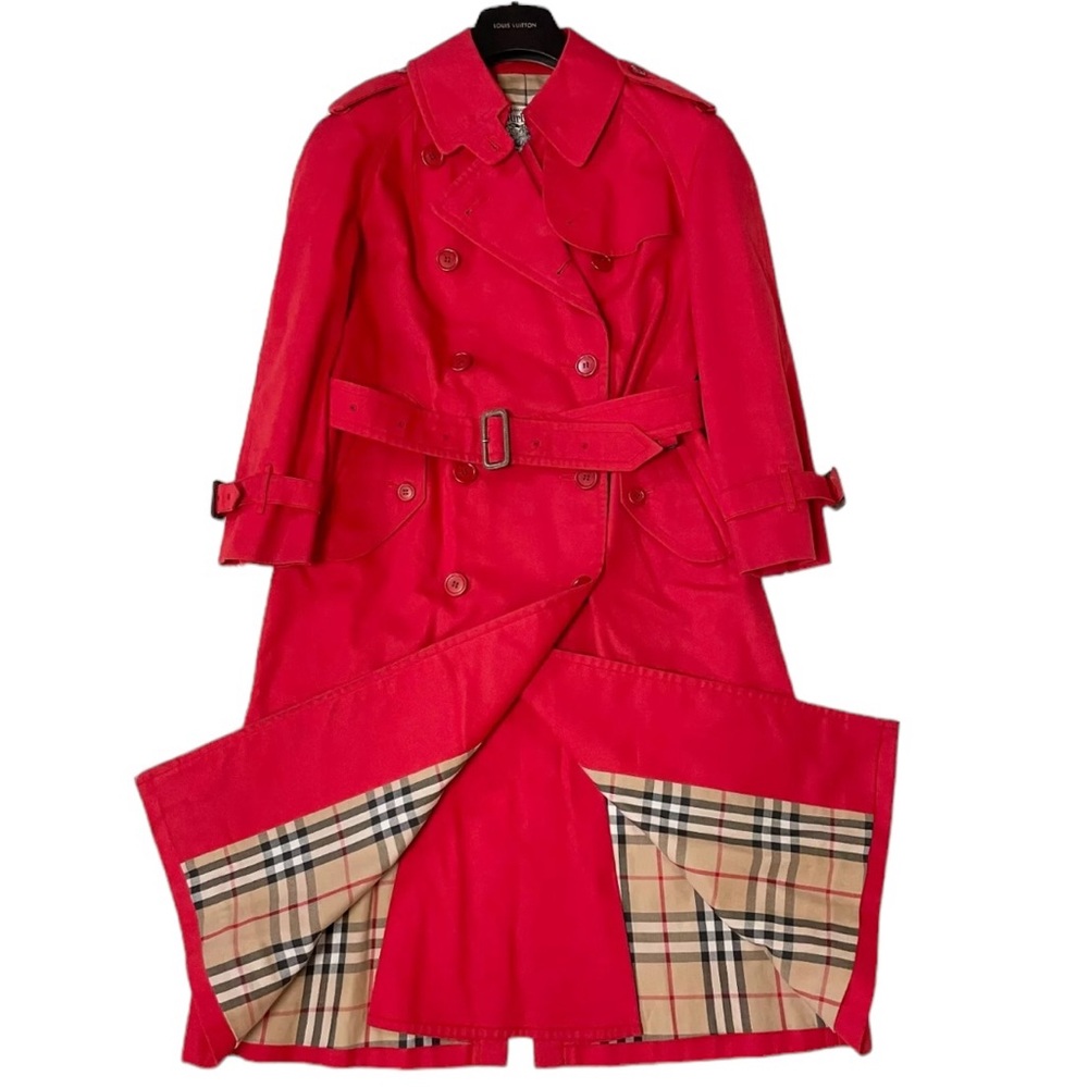 Burberry Red Trench Coat